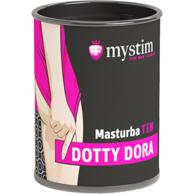 Минимастурбатор MYSTIM MasturbaTIN Dotty Dora Dots 46290